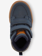 Navy Wide Fit (G) Warm Lined Touch Fastening Boots - Image 3 of 4