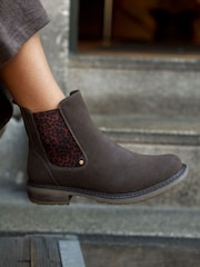 Lunar Brown Ankle Boots - Image 1 of 5