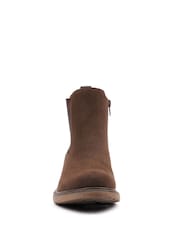 Lunar Brown Ankle Boots - Image 4 of 5