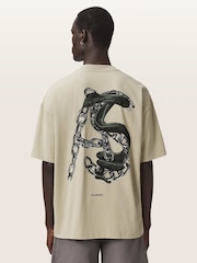 AllSaints Natural Linx Short Sleeve Crew Neck T-Shirt - Image 5 of 7