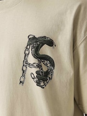 AllSaints Natural Linx Short Sleeve Crew Neck T-Shirt - Image 6 of 7