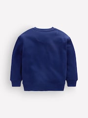 Boden Blue Bobbie Appliqué Sweatshirt - Image 2 of 3