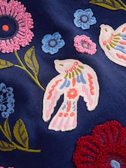 Boden Blue Bobbie Appliqué Sweatshirt - Image 3 of 3