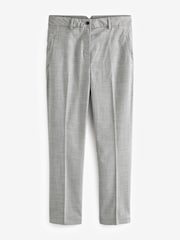 Black/White Check Tailored Check Slim Leg Trousers - Image 6 of 7