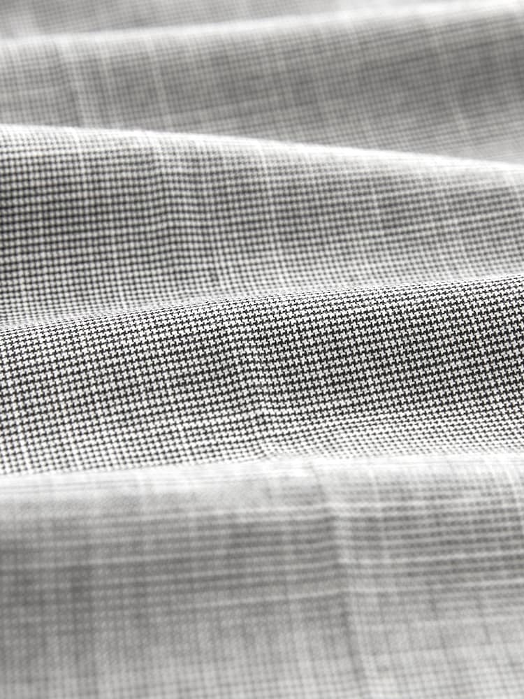 Black/White Check Tailored Check Slim Leg Trousers - Image 7 of 7