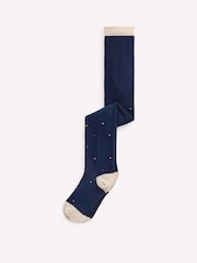 Boden Blue Twinkle Tights - Image 1 of 2