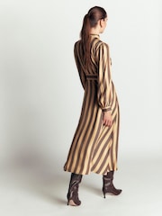 Boden Natural Bow Detail Shirt Dress - Image 3 of 6