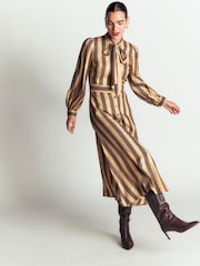 Boden Natural Bow Detail Shirt Dress - Image 5 of 6