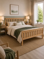 Aspire Furniture Natural Atlantic Bed Frame - Image 2 of 2