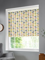Orla Kiely Blue Scribble Stem Made To Measure Roller Blind - Image 2 of 3