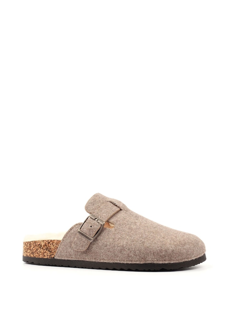 Lunar Natural Ruthie Mink Mule Slippers - Image 1 of 4 Lunar Natural Ruthie Mink Mule Slippers - Image 1 of 4