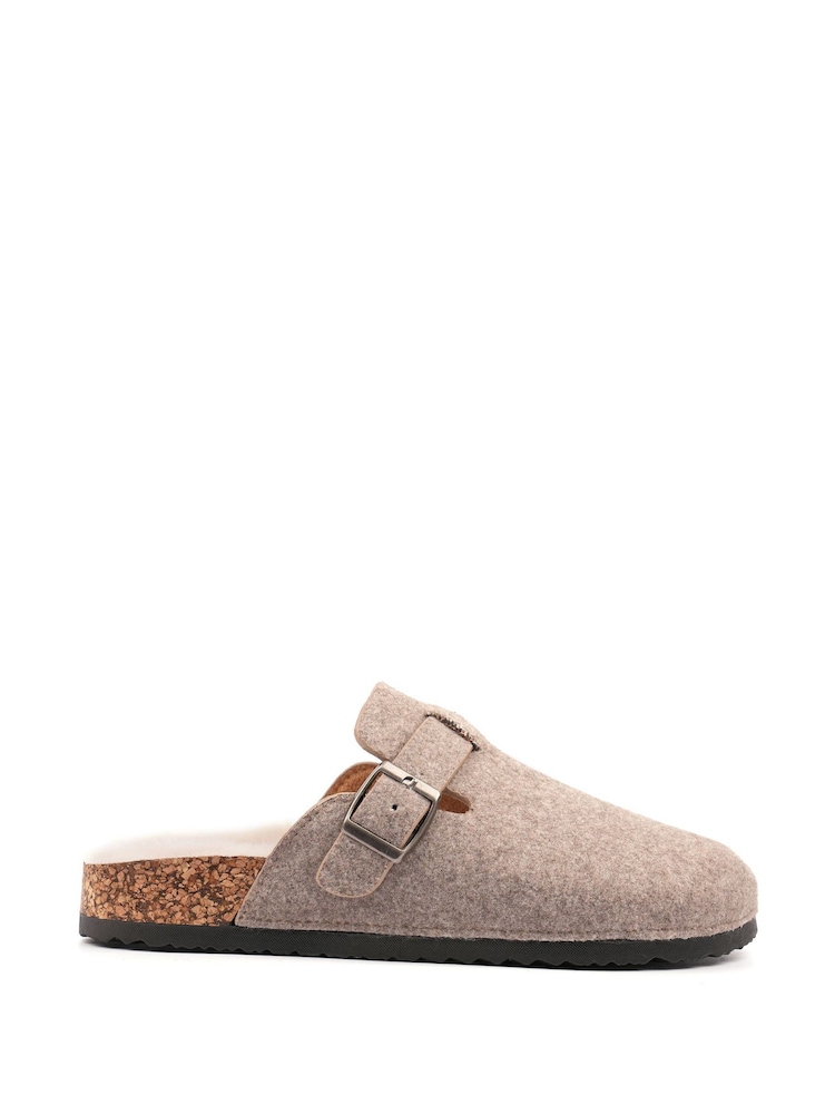 Lunar Natural Ruthie Mink Mule Slippers - Image 2 of 4 Lunar Natural Ruthie Mink Mule Slippers - Image 2 of 4