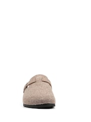 Lunar Natural Ruthie Mink Mule Slippers - Image 3 of 4
