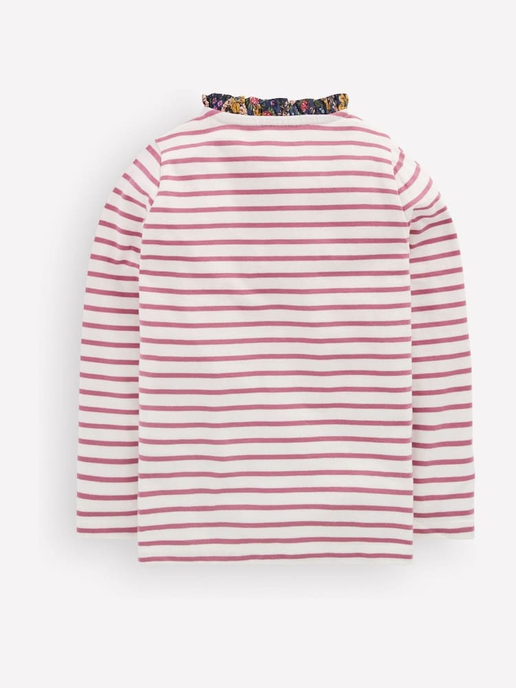 Camiseta bretona con cuello con volante de Boden - Imagen 2 de 3