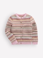 Rosa - Boden Edie Strickjacke mit Norwegermuster - Bild 1 von 3