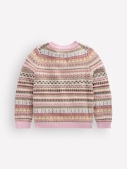 Rosa - Boden Edie Strickjacke mit Norwegermuster - Bild 2 von 3