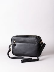 Lakeland Leather Black Cartmel Boxy Cross-Body Bag - Image 2 of 6