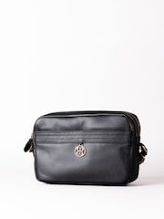 Lakeland Leather Black Cartmel Boxy Cross-Body Bag - Image 3 of 6