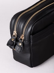 Lakeland Leather Black Cartmel Boxy Cross-Body Bag - Image 5 of 6