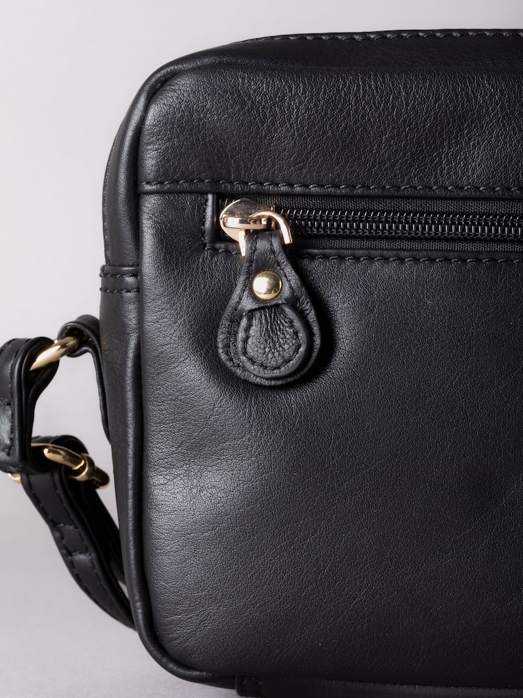 Lakeland Leather Black Cartmel Boxy Cross-Body Bag - Image 6 of 6 Lakeland Leather Black Cartmel Boxy Cross-Body Bag - Image 6 of 6