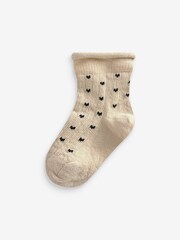 Grey White Flower Baby Socks 4 Packs (0mths-2yrs) - Image 5 of 5