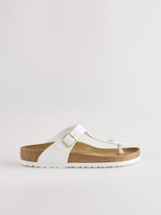 Белый - Сандалии Birkenstock Gizeh Birko Flor - Image 3 of 6