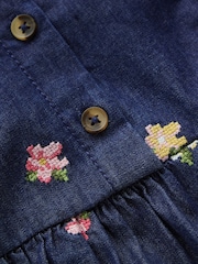 Azul - Vestido camisero Winnie con volantes decorativos de Boden - Imagen 3 de 3