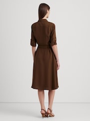 Lauren Ralph Lauren Natural Fit and Flare Shirtdress - Image 2 of 5