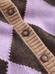 Lila - Boden Strickjacke mit lustigem Motiv - Bild 3 von 3