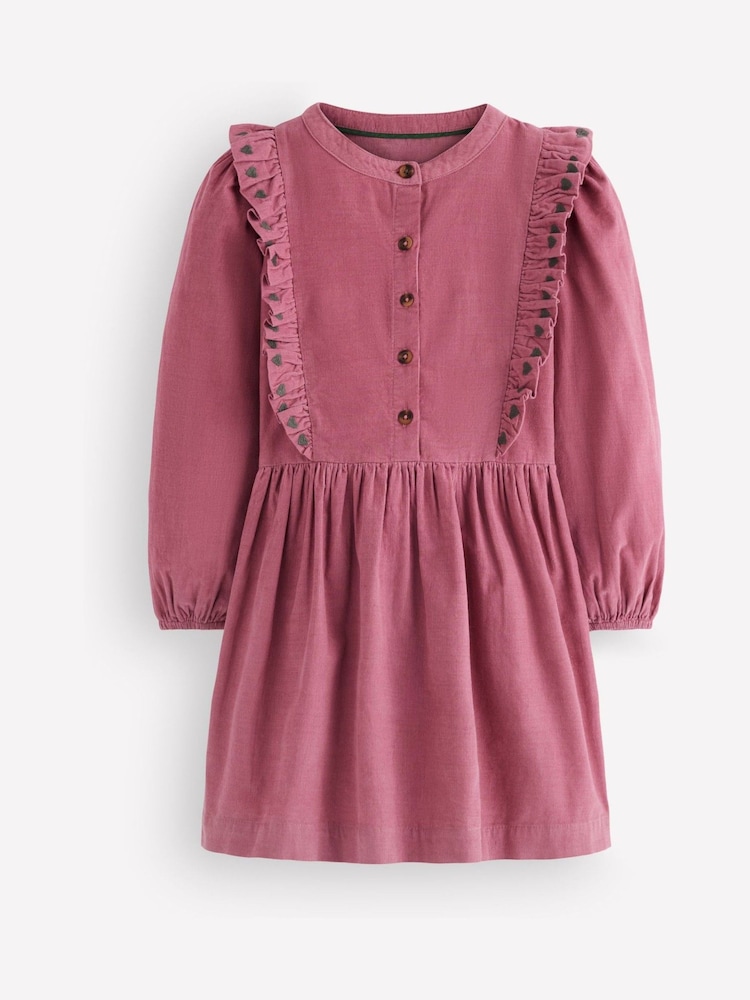 Rosa - Vestido camisero Winnie con volantes decorativos de Boden - Imagen 1 de 3
