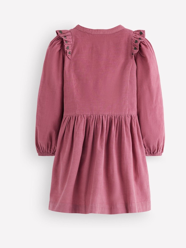Rosa - Vestido camisero Winnie con volantes decorativos de Boden - Imagen 2 de 3