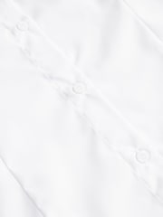 White Regular Fit 2 Pack Three Quarter Sleeve School Blouses (3-17yrs) - Image 6 of 7