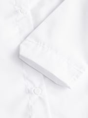White Regular Fit 2 Pack Three Quarter Sleeve School Blouses (3-17yrs) - Image 7 of 7