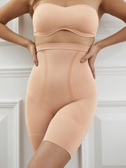 Praliné nude - Braguitas moldeadoras sin costuras de efecto vientre plano firme - Imagen 1 de 5