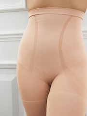 Praliné nude - Braguitas moldeadoras sin costuras de efecto vientre plano firme - Imagen 4 de 5