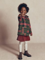 Boden Green Wool Check Coat - Image 1 of 7