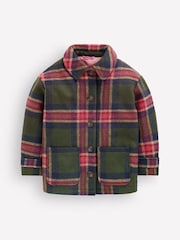 Boden Green Wool Check Coat - Image 4 of 7