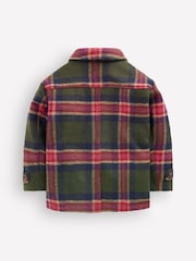 Boden Green Wool Check Coat - Image 5 of 7