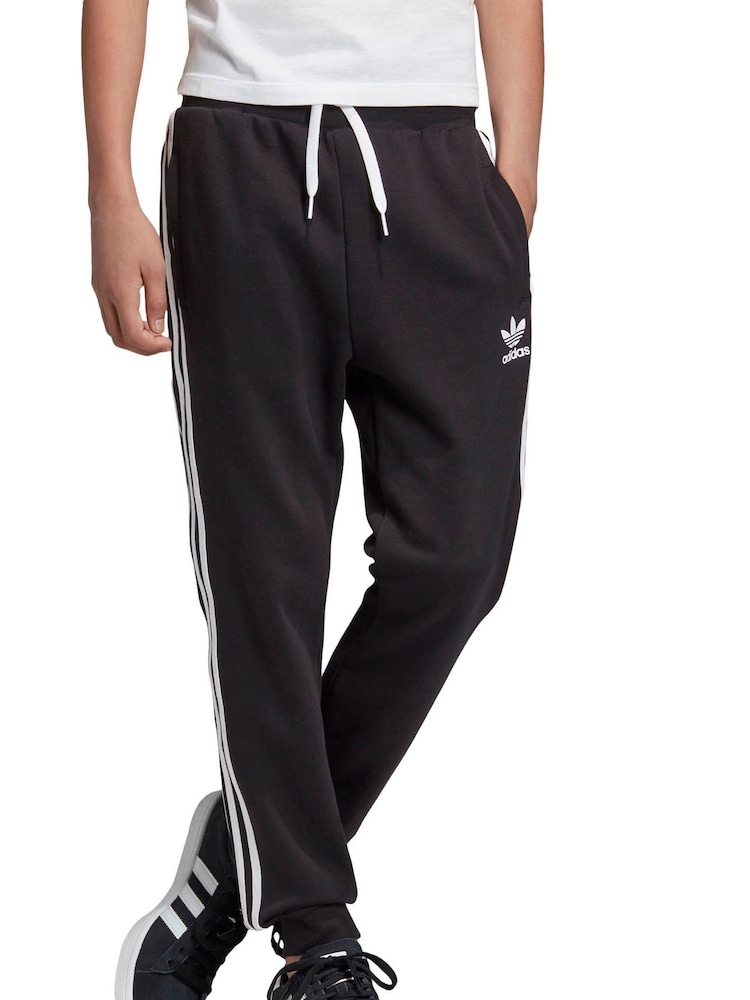 adidas Originals Black 3-Stripes Joggers - Image 1 of 7