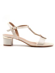 Lunar Cream Blaze Patent Sandals - Image 3 of 7