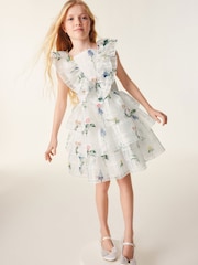 Baker by Ted Baker Floral Burnout Frilled Dress - Image 2 of 11