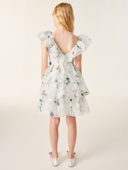 Baker by Ted Baker Floral Burnout Frilled Dress - Image 3 of 11