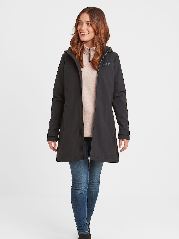 Tog 24 Black Keld Softshell Long Jacket - Image 3 of 3