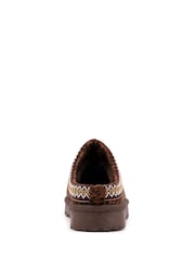 Lunar Brown Selena Ocelot Slippers - Image 6 of 6
