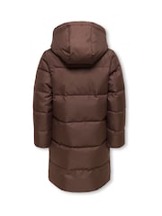 Chaqueta acolchada con capucha y cremallera ONLY KIDS - Imagen 2 de 3