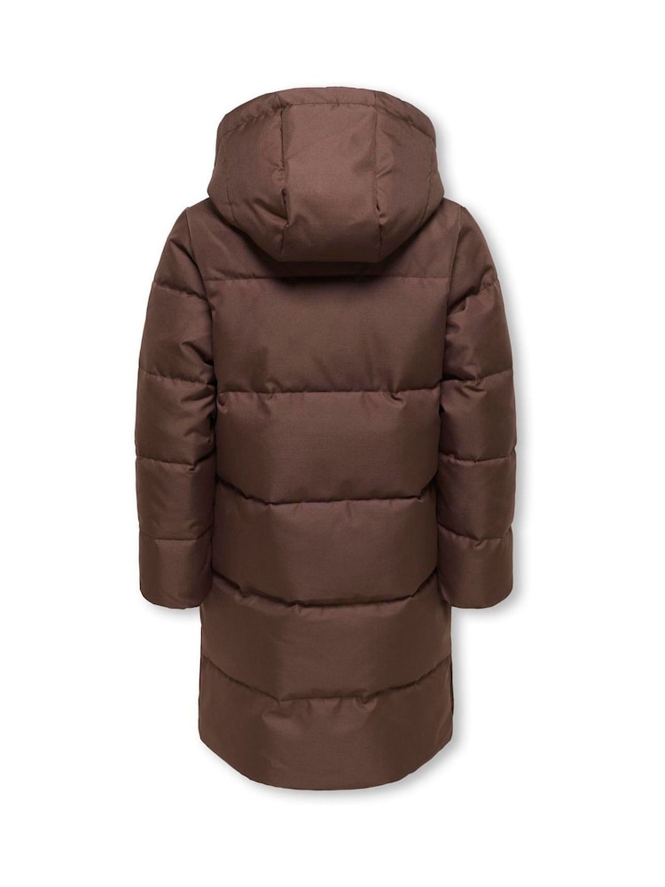 Chaqueta acolchada con capucha y cremallera ONLY KIDS - Imagen 2 de 3