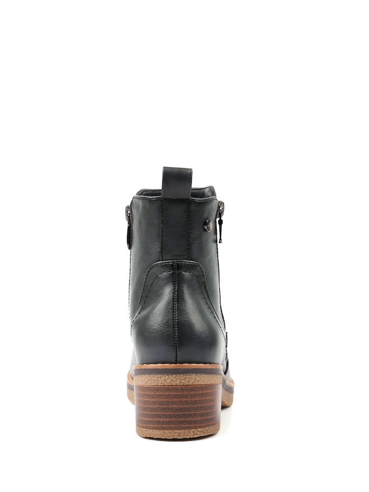 Lunar Blue Heaven Ankle Boots - Image 5 of 5 Lunar Blue Heaven Ankle Boots - Image 5 of 5