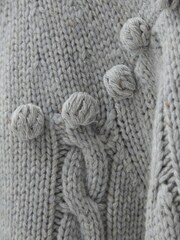 Joslin Wool Pom Pom Crew Neck Jumper - Image 6 of 6