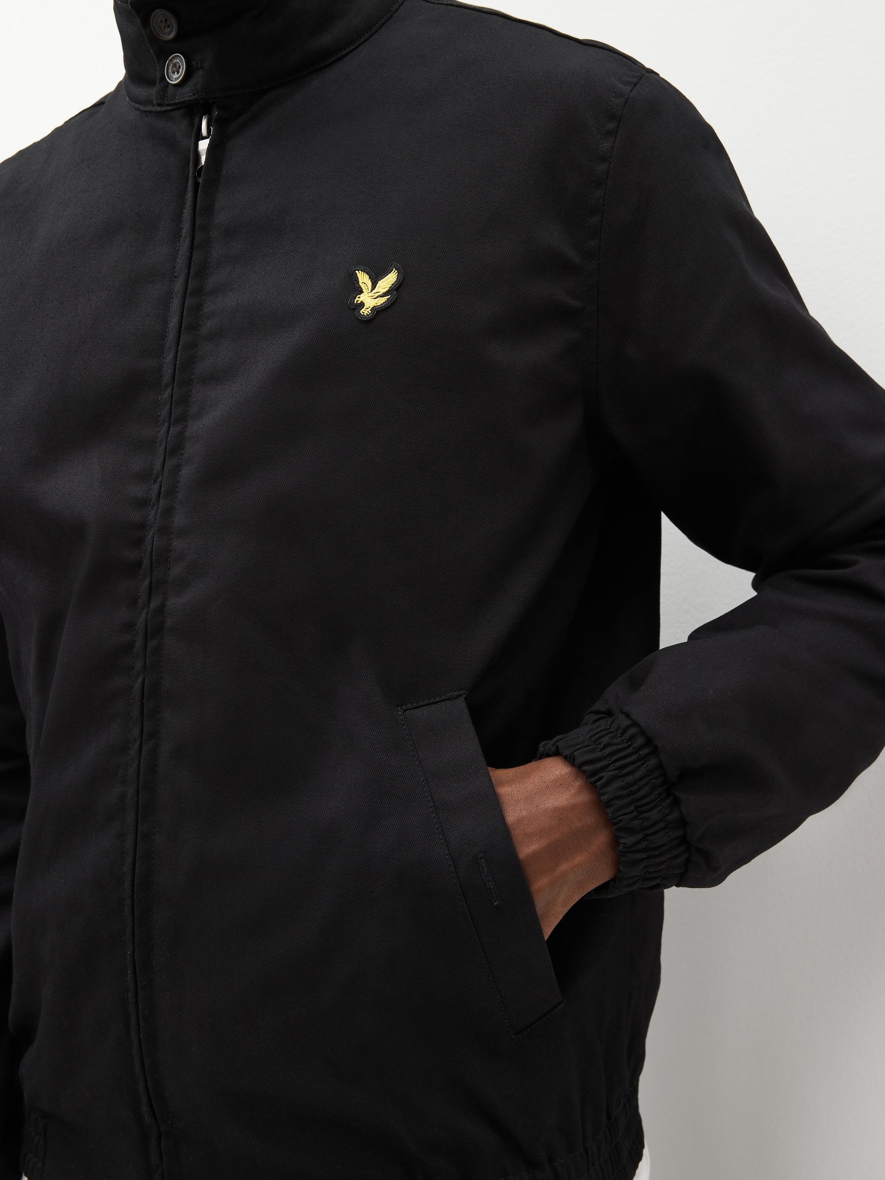 Lyle & Scott Softshell Mens Black Harrington Jacket main image 1
