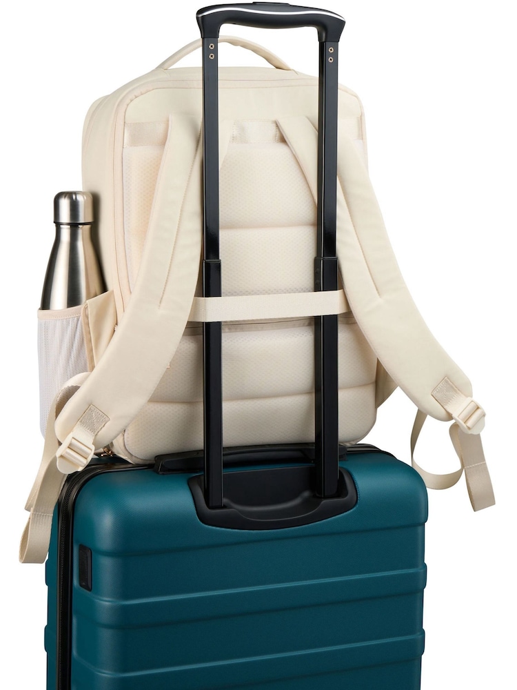 Cabin Max Cream Ravello Expandable Backpack - Image 7 of 7 Cabin Max Cream Ravello Expandable Backpack - Image 7 of 7